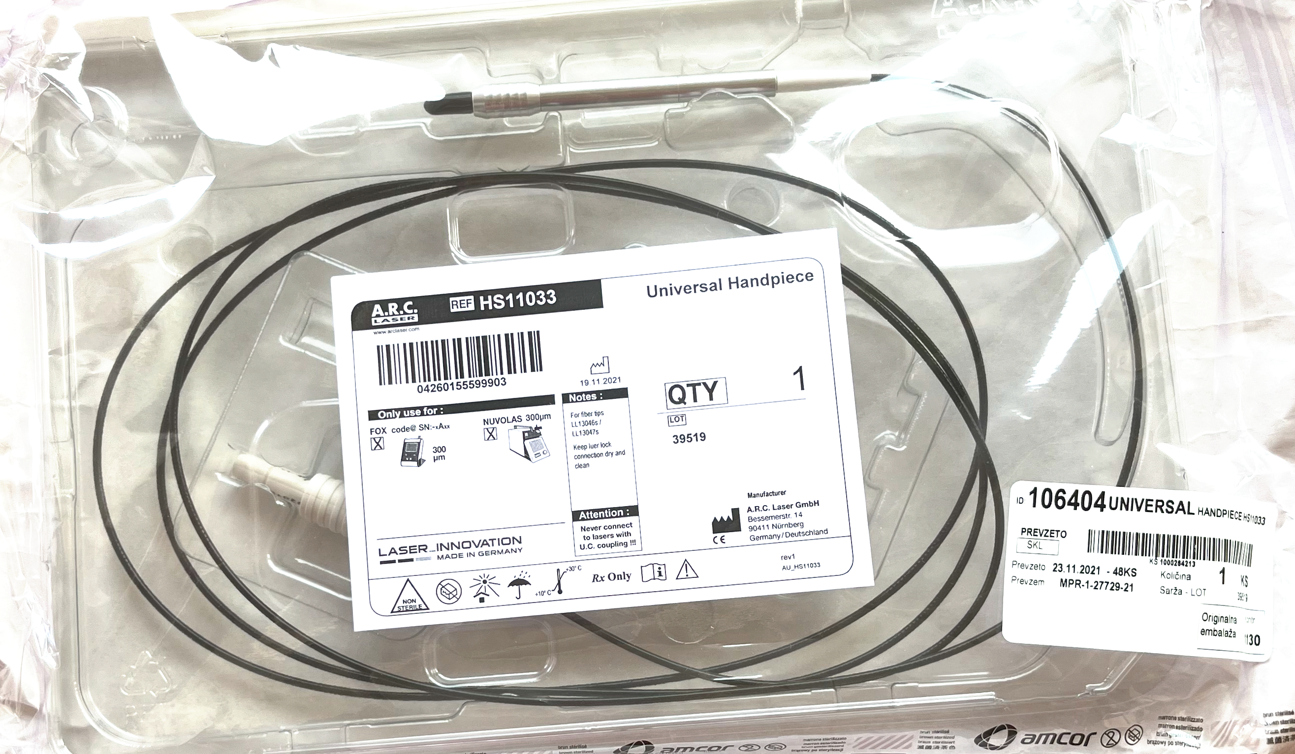 UNIVERSAL HANDPIECE HS11033 UC1 ON106404